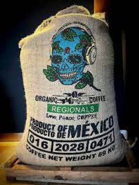 Meksika Chabela Blue Skull Organik